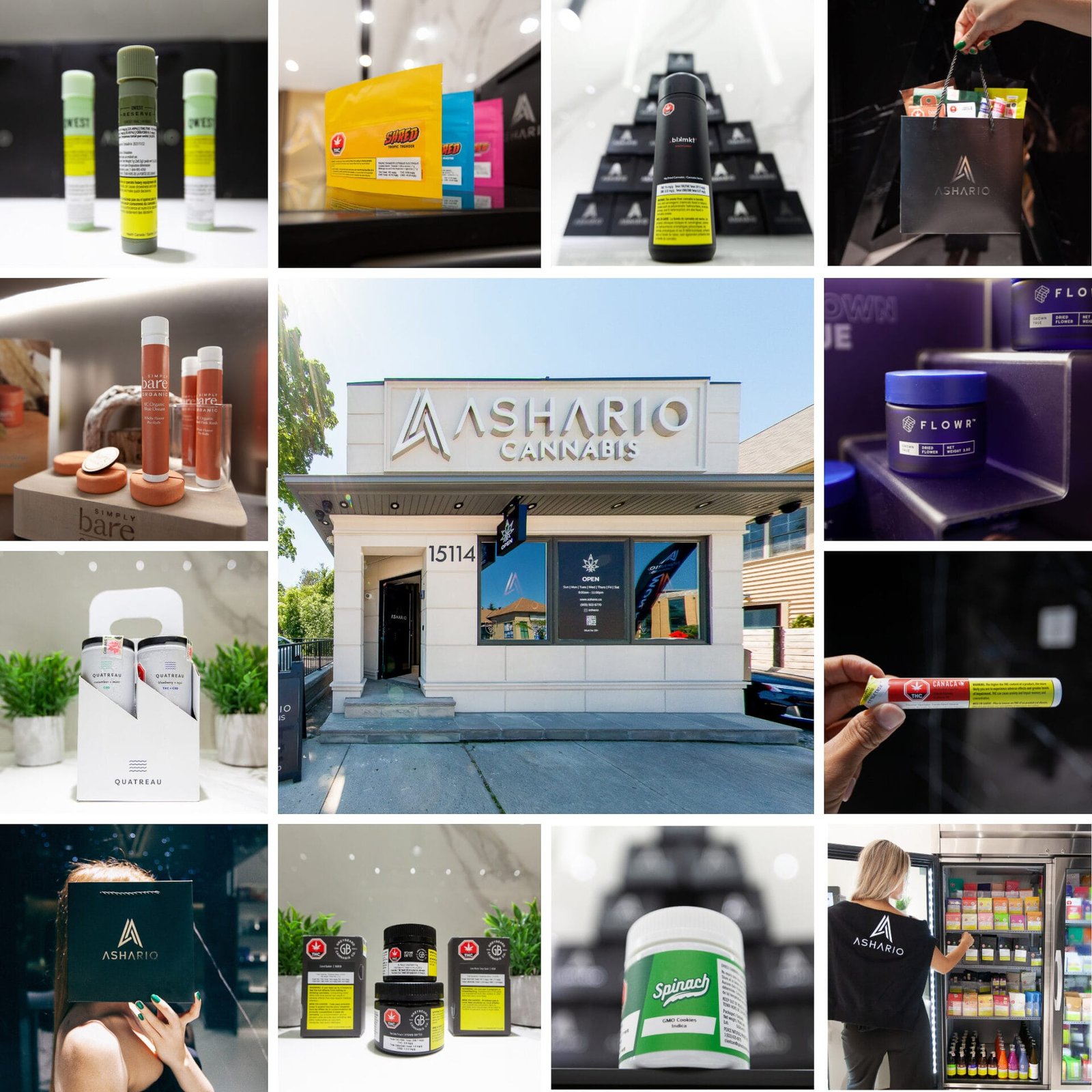 Ash Dispensary 3 Cannabis Photography Grids