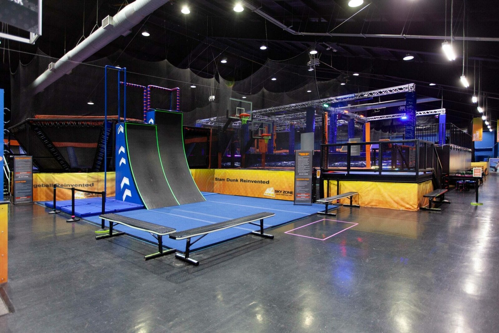 skyzone trampoline park canada interior scaled
